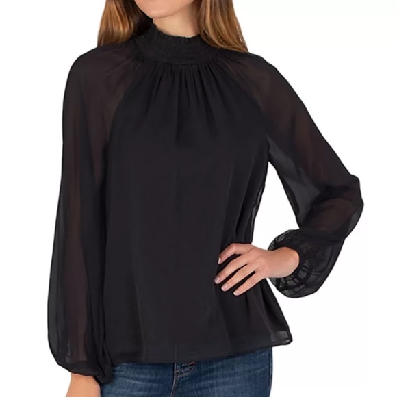 Joie Tops - { Joie } - Limited Edition Long Sleeve Smocked Blouse